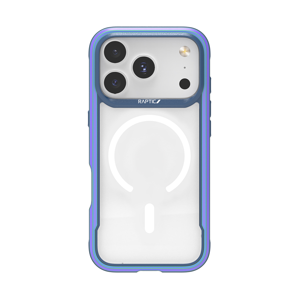 Apple iPhone 17 Pro Max Uyumlu Kılıf M-safe Şarj Özellikli Airbagli Raptic Shield Serisi Şeffaf Arka Yüzey Kapak