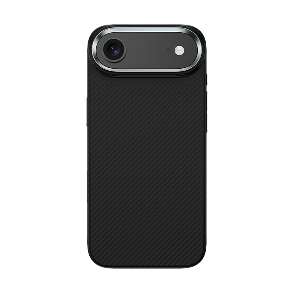 Apple iPhone 17 Air Kılıf Karbon Fiber M-safe Şarj Özellikli Benks Hybrid ArmorPro 600D Kevlar Kapak
