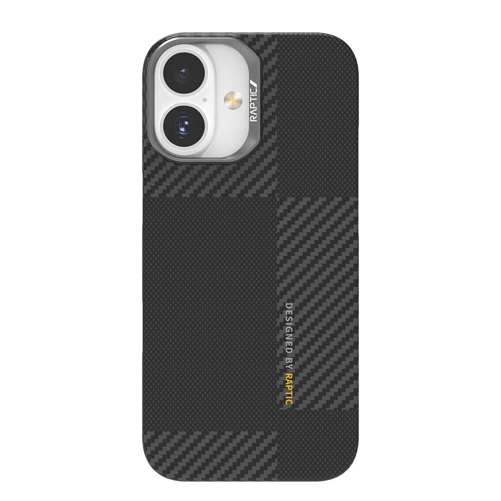 Apple iPhone 17 Uyumlu Kılıf M-safe Şarj Özellikli 600D Metal Kamera Çerçeveli Raptic Aramid Fiber Geotik Serisi Kapak