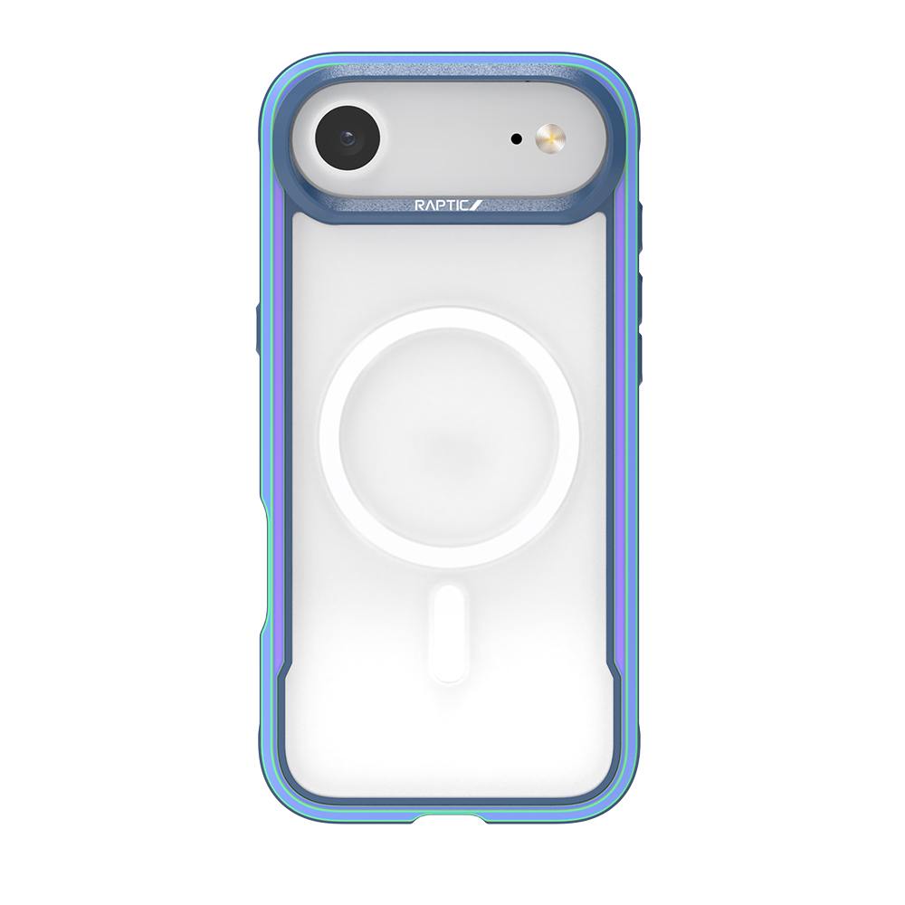 Apple iPhone 17 Air Uyumlu Kılıf M-safe Şarj Özellikli Airbagli Raptic Shield Serisi Şeffaf Arka Yüzey Kapak