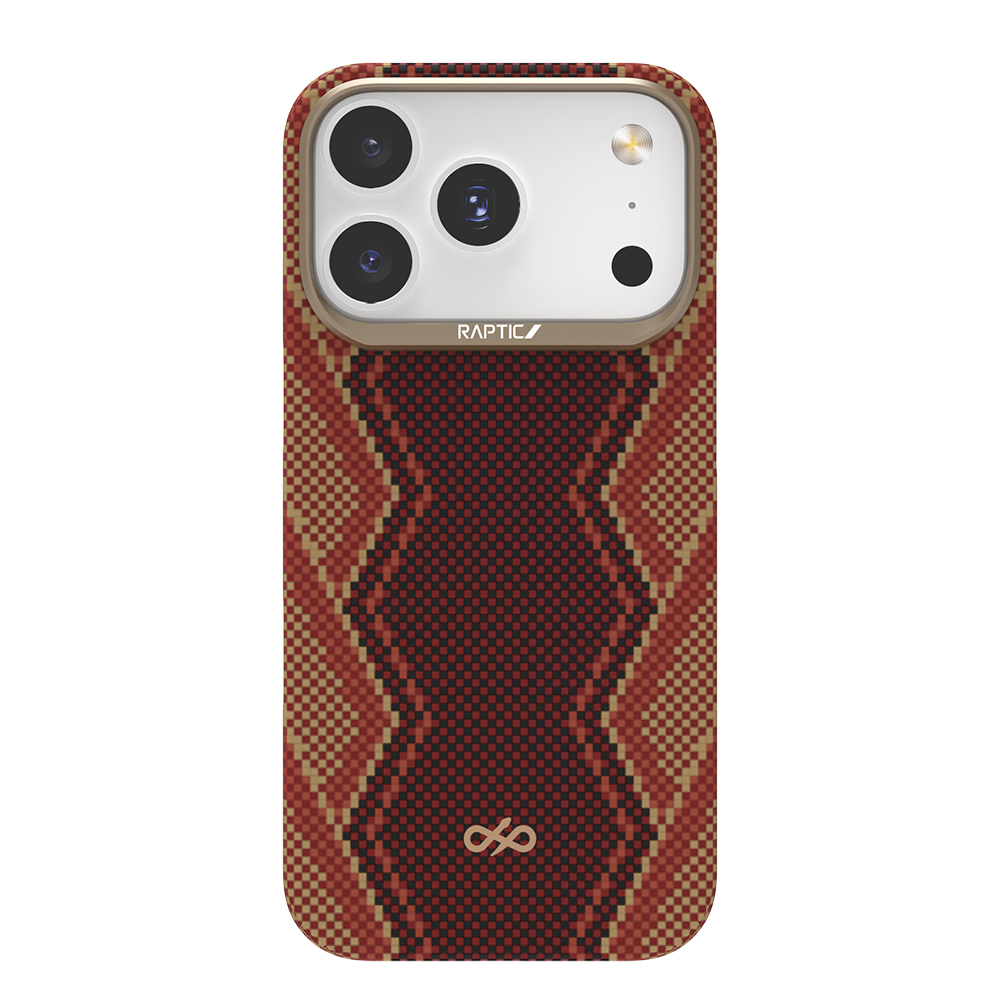 Apple iPhone 17 Pro Max Uyumlu Kılıf M-safe Şarj Özellikli Raptic Aramid Skin Bionic Serisi Kapak