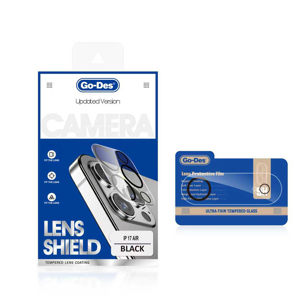 Apple iPhone 17 Air Uyumlu Go Des Lens Shield CL-14 Kamera Lens Koruyucu