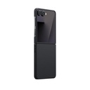 Samsung Galaxy Z Flip 7 Uyumlu Kılıf M-safe Şarj Özellikli 600D Aramid Fiber Pitaka Ultra-Slim Classic Serisi Black-Grey Twill Kapak