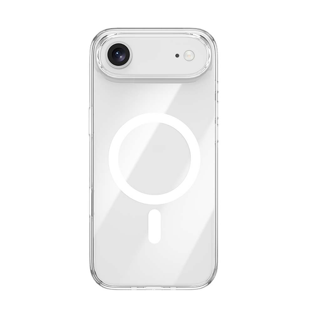 Apple iPhone 17 Air Uyumlu Kılıf M-safe Şarj Özellikli Benks ​​​​​​Crystal Serisi Şeffaf Kapak