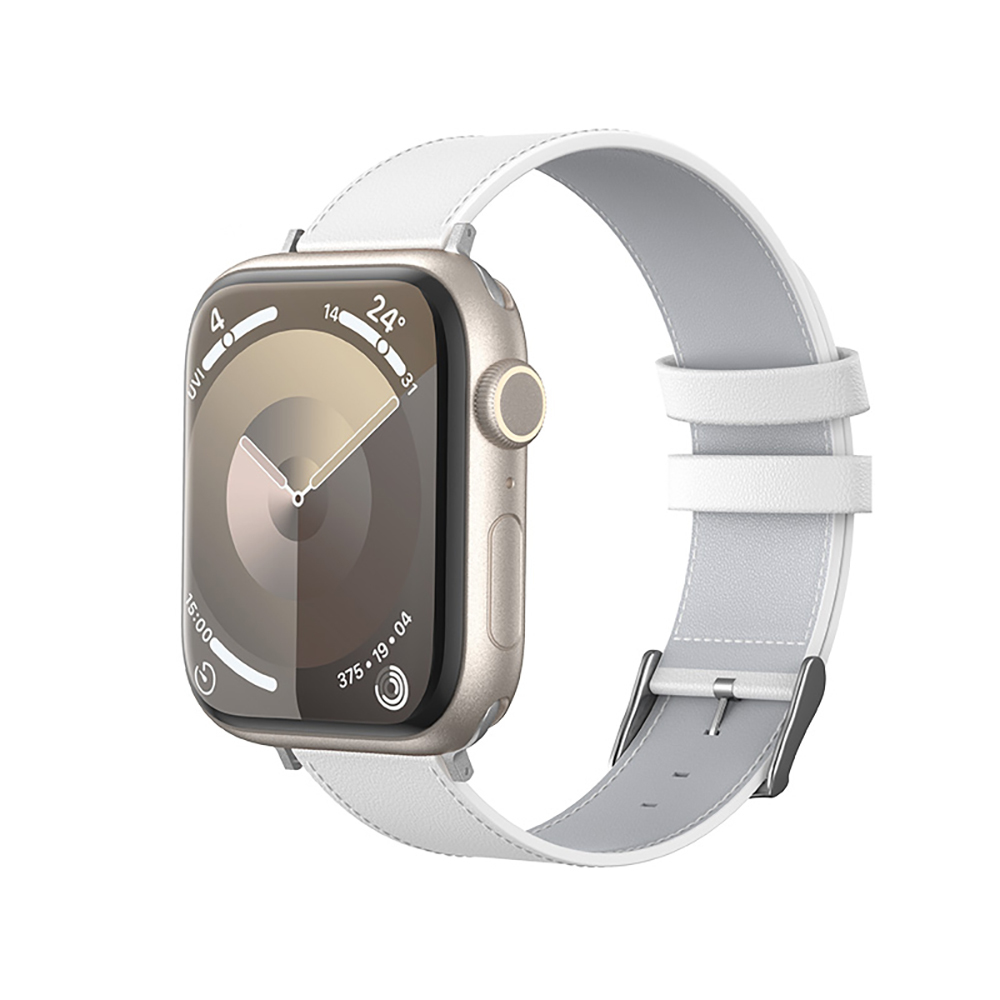 Apple Watch 7 41mm Uyumlu Benks Vintage Genuine Leather Serisi Deri Kordon Strap Kayış