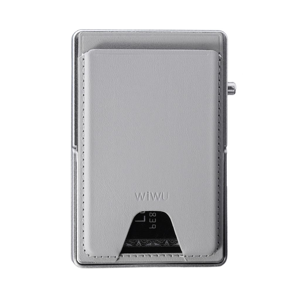 Wiwu MW-006 Tasarımlı 6 Hazneli PU Magnetik Standlı Kartlık