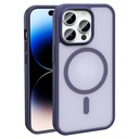 Apple iPhone 14 Pro Uyumlu Kılıf M-safe Şarj Özellikli Mat Arka Yüzey Zore Sio Kapak