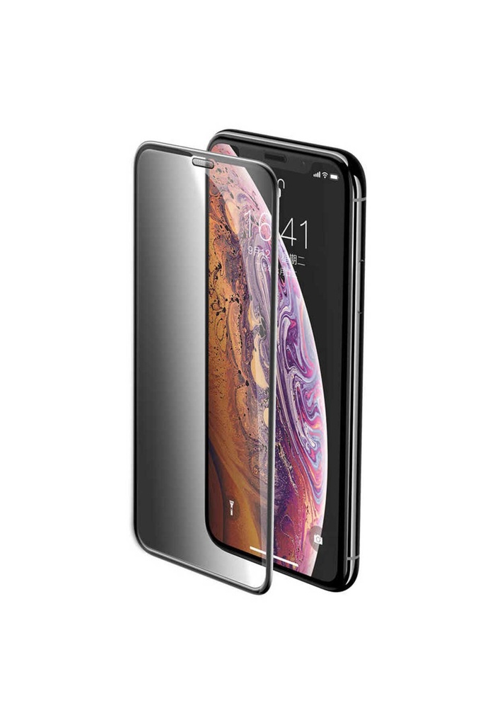 Apple iPhone 11 Pro Uyumlu Zore Anti-Dust Privacy Temperli Ekran Koruyucu