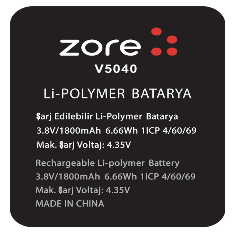 Vestel Venüs V3 5040 Zore Quality Batarya