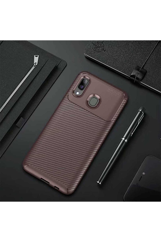 Samsung Galaxy A20 Uyumlu Kılıf Zore Negro Silikon Kapak