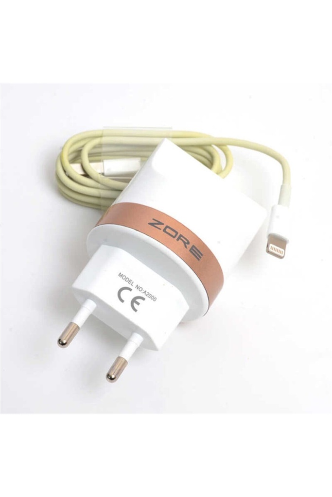 Zore Tiger 2000 Mah 2 in 1 Lightning Ev Şarj Seti