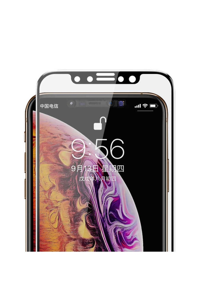 Apple iPhone X Uyumlu Zore Kor Privacy Cam Ekran Koruyucu