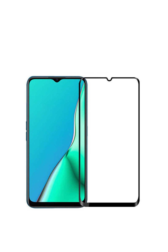 Oppo A5 2020 Uyumlu Zore Kenarları Kırılmaya Dayanıklı Cam Ekran Koruyucu