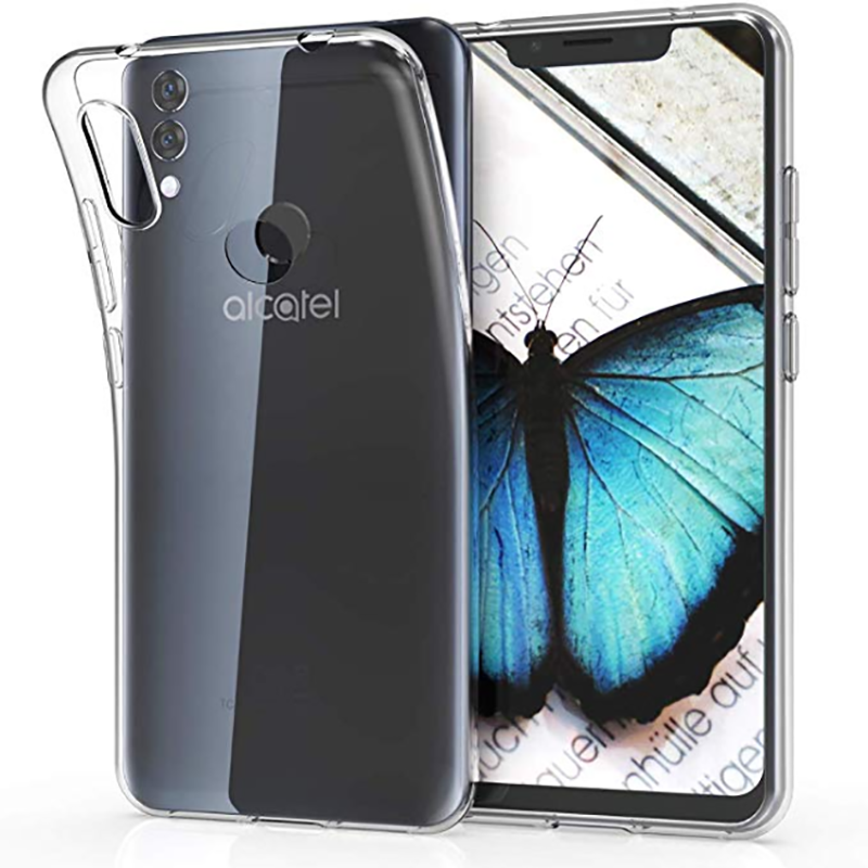 Alcatel 5V Uyumlu Kılıf Zore Süper Silikon Kapak