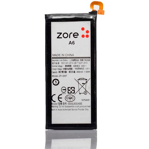 Samsung Galaxy A6 2018 Uyumlu Zore Tam Orjinal Batarya