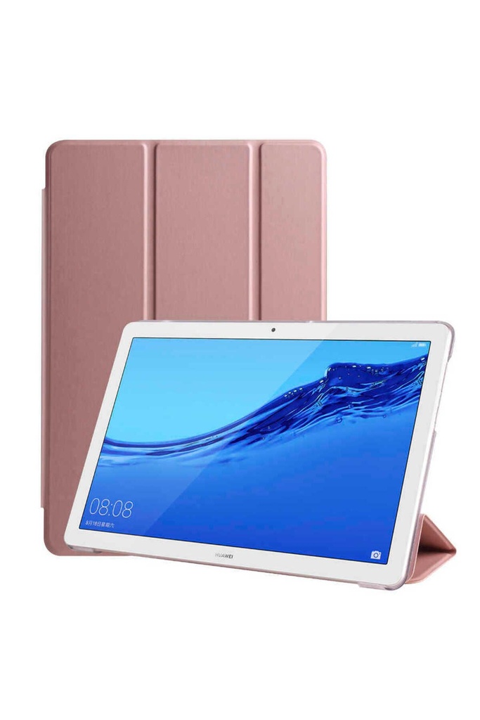 Huawei T5 10 inç Uyumlu Zore Smart Cover Standlı 1-1 Kılıf