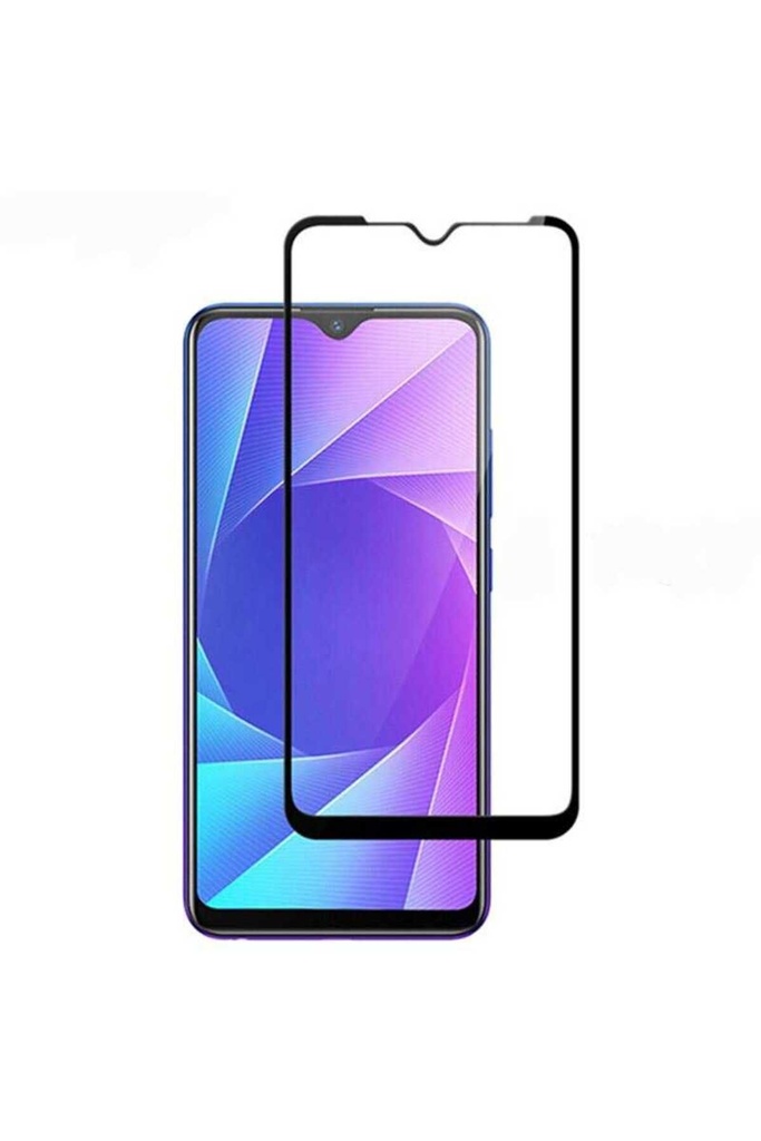 Realme C3 Uyumlu Zore Kenarları Kırılmaya Dayanıklı Cam Ekran Koruyucu