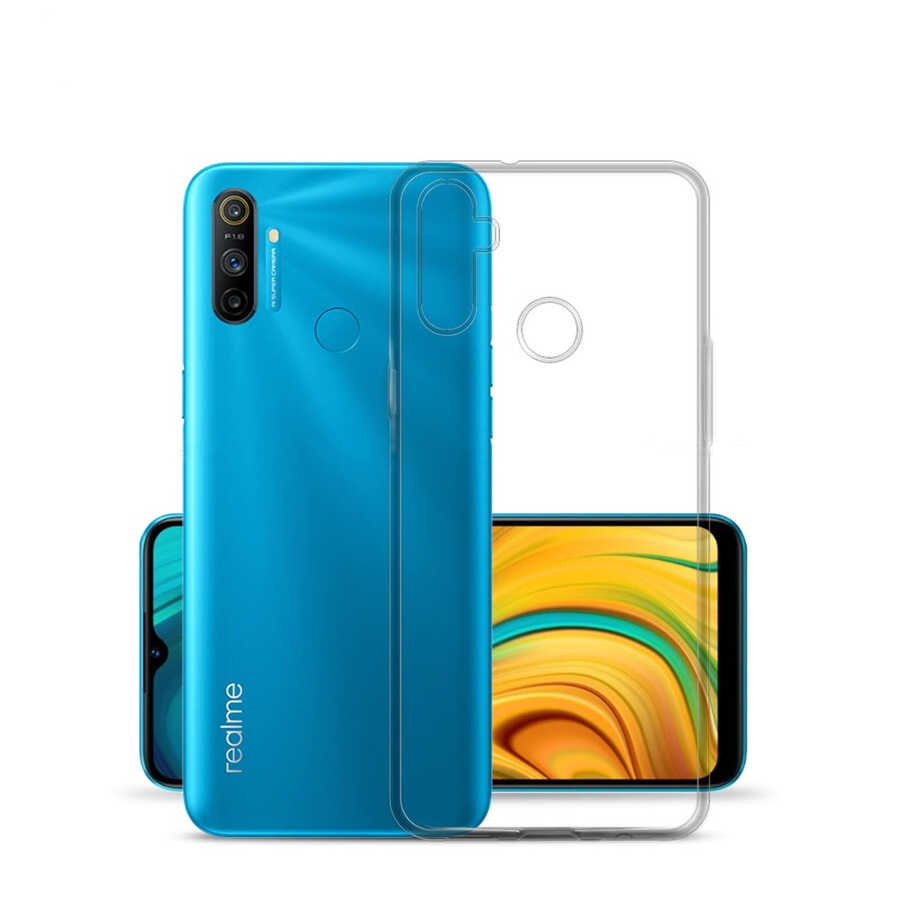 Realme C3 Uyumlu Kılıf Zore Süper Silikon Kapak