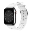Apple Watch 38mm Uyumlu Kordon Silikon Yumuşak Esnek Metal Klipsli KRD-92 Kayış