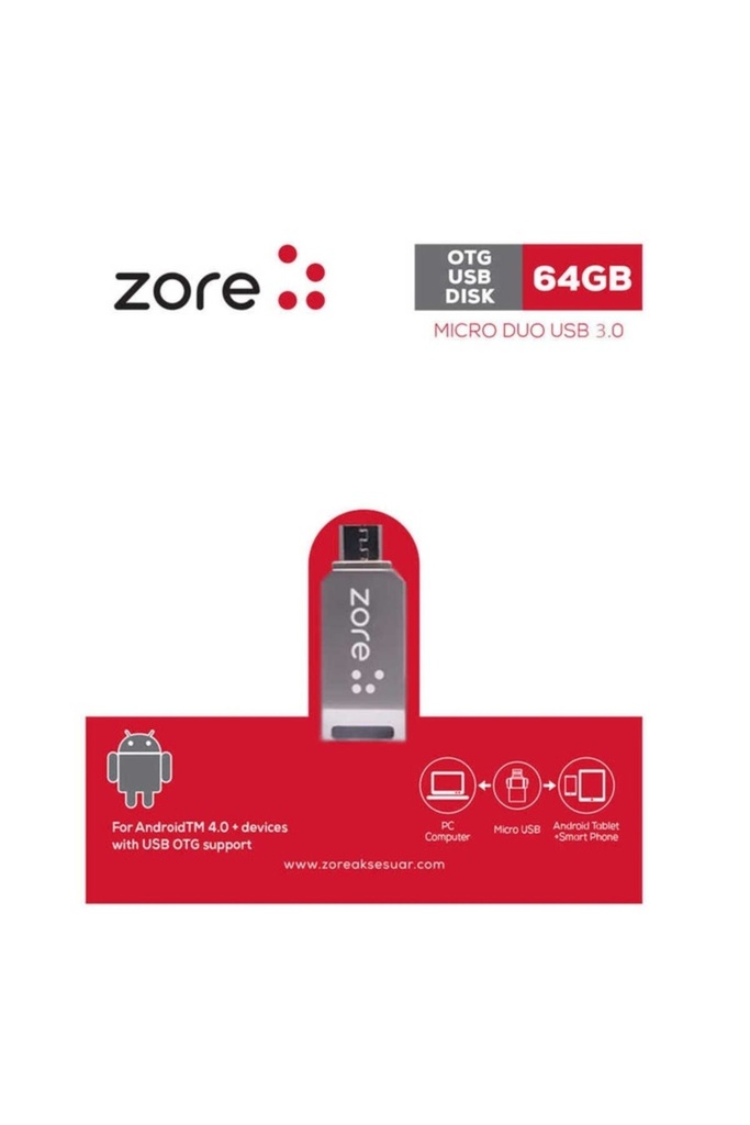 Zore 3.0 Micro Metal OTG 64 GB