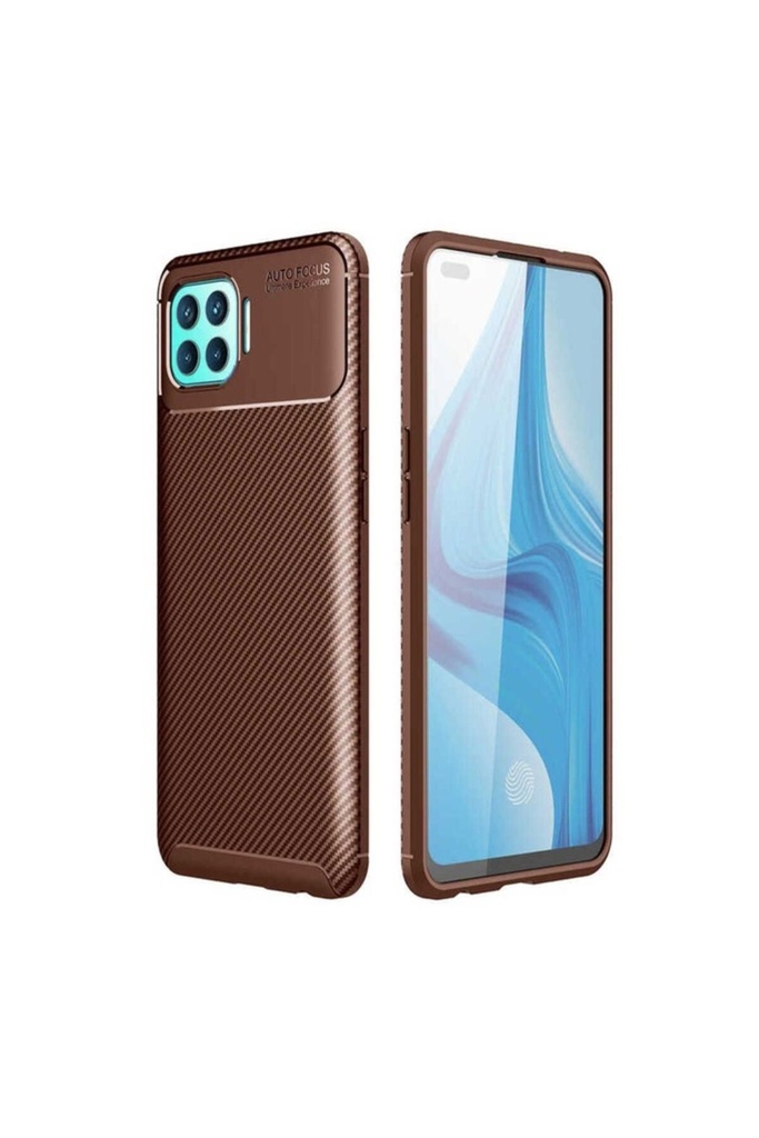 Oppo Reno 4 Lite Uyumlu Kılıf Zore Negro Silikon Kapak