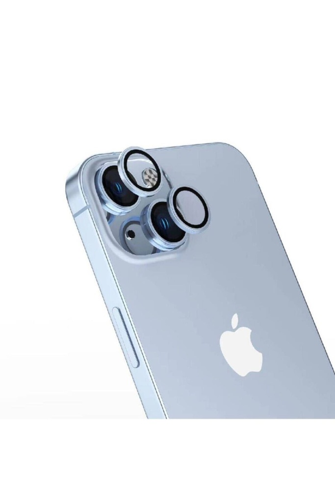 Apple iPhone 15 Plus Uyumlu Zore Safir CL-15 Parmak İzi Bırakmayan Anti-Reflective Kamera Lens Koruyucu