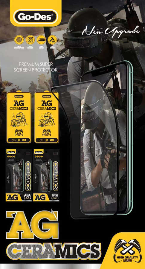 Apple iPhone 12 Pro Uyumlu Go Des Mat Seramik Ekran Koruyucu