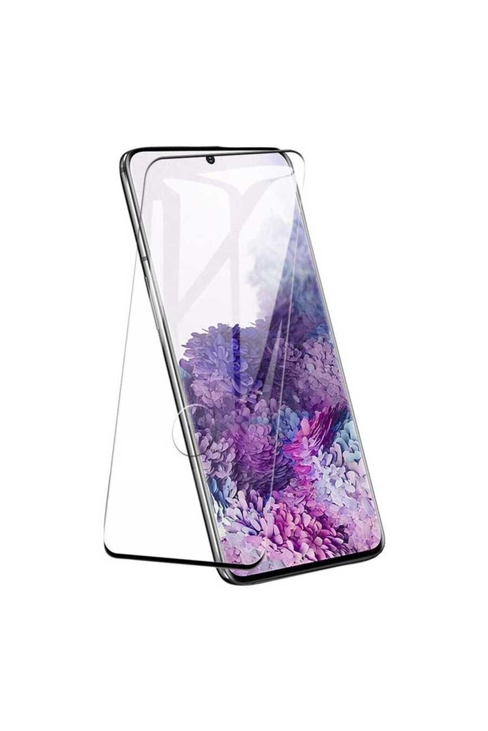 Samsung Galaxy S20 Ultra Uyumlu Zore Kavisli Full Yapışkanlı Cam Ekran Koruyucu