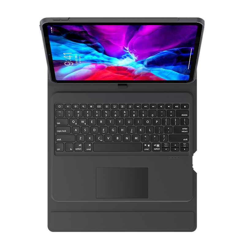 Apple iPad Pro 12.9 2018 (3.Nesil) Uyumlu Benks Multifunctional Kablosuz Klavyeli Kılıf
