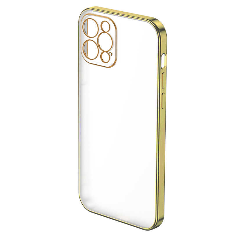 Apple iPhone 12 Pro Uyumlu Benks Matte Electroplated TPU Kapak