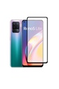 Oppo Reno 5 Lite Uyumlu Zore Kenarları Kırılmaya Dayanıklı Cam Ekran Koruyucu
