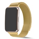 Huawei Watch Fit Uyumlu Kordon Hasır Metal Mıknatıslı Örgü Zore KRD-01 Kayış