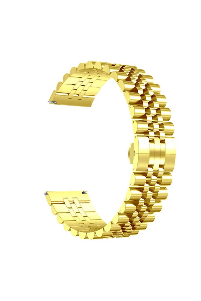 Samsung Galaxy Watch Active 2 40mm 20mm Uyumlu Kordon Paslanmaz Çelik Rolex Metal KRD-36 Kayış