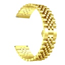 Huawei GT2 46mm 22mm Uyumlu Kordon Paslanmaz Çelik Rolex Metal KRD-36 Kayış