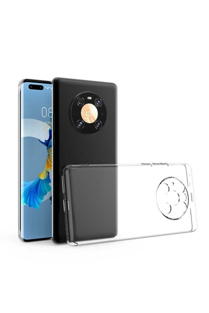 Huawei Mate 40 Pro Uyumlu Kılıf Zore Kamera Korumalı Süper Silikon Kapak