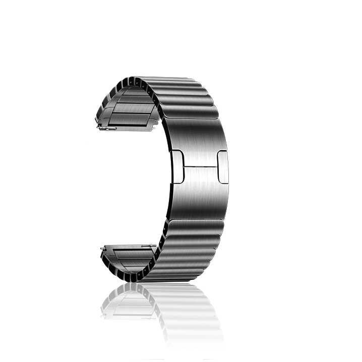 Huawei GT2 46mm 22mm Uyumlu Kordon Paslanmaz Çelik Luxury Metal KRD-35 Kayış