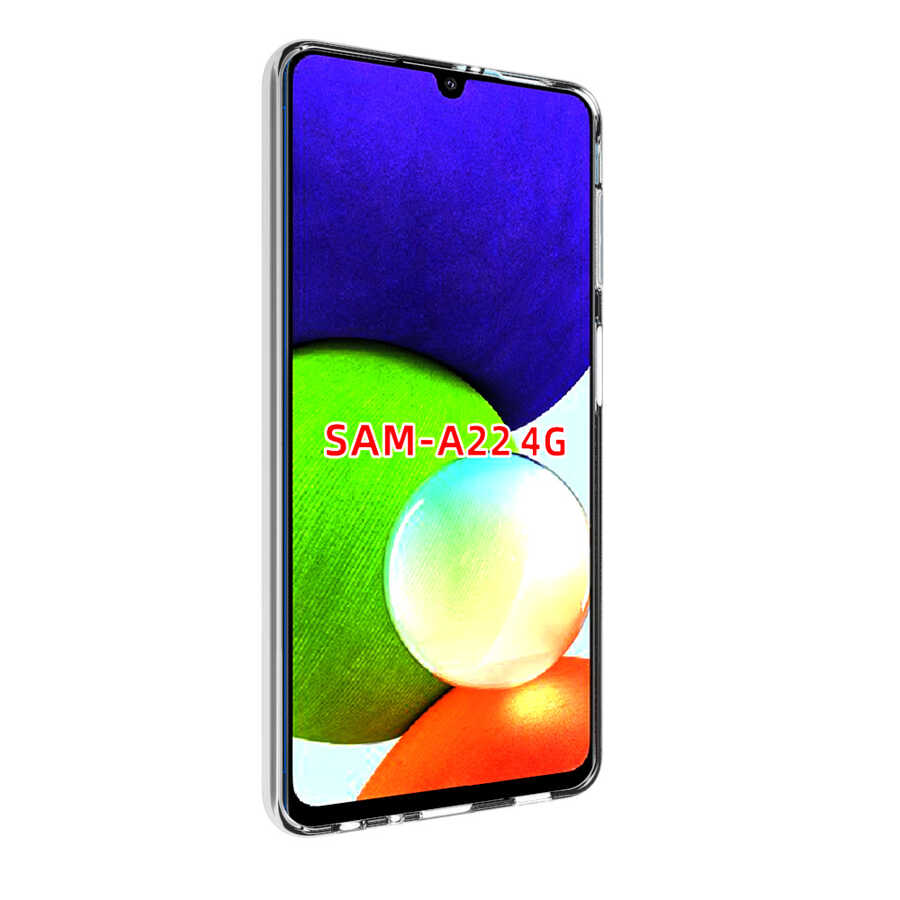 Samsung Galaxy A22 4G Uyumlu Kılıf Zore Süper Silikon Kapak