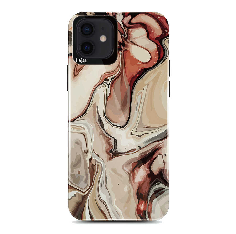 Apple iPhone 12 Uyumlu Kılıf Kajsa Lava Kapak