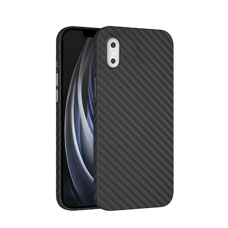Apple iPhone X Uyumlu Kılıf ​​​​​Wiwu Skin Carbon PP Kapak