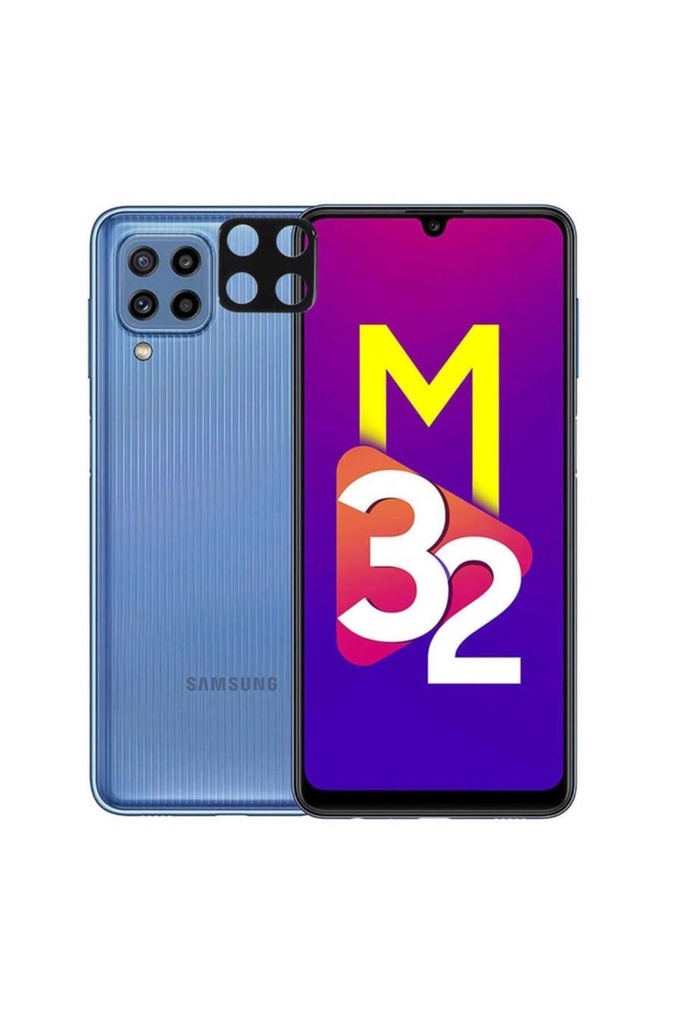 Samsung Galaxy M32 Uyumlu Zore 3D Kamera Camı