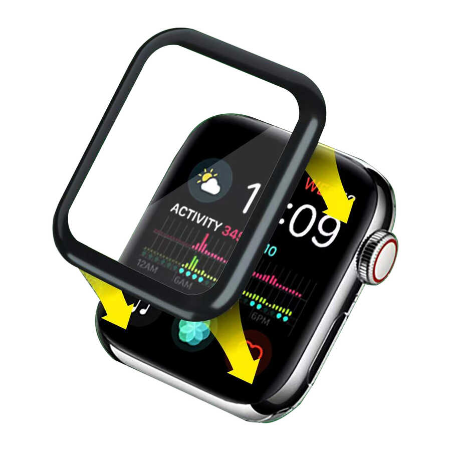 Apple Watch 38mm Uyumlu Go Des 2 in 1 Ekran Koruyucu