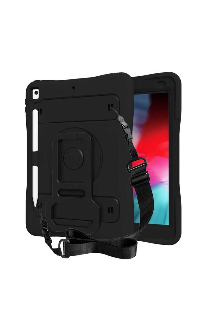 Apple iPad 10.2 2021 (9.Nesil) Uyumlu Zore Yeni Nesil Kalem Bölmeli Defender Tablet Silikon