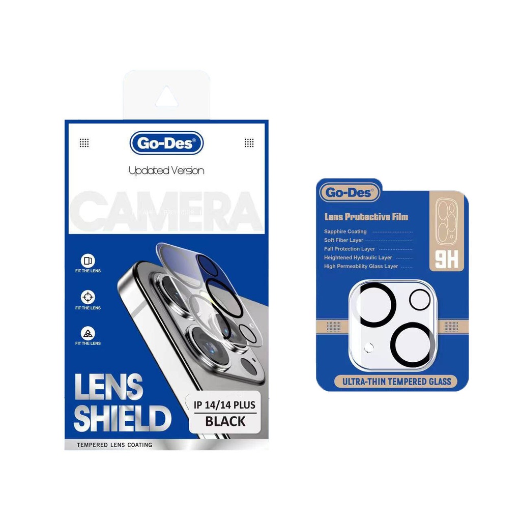Apple iPhone 14 Plus Uyumlu Go Des Lens Shield CL-14 Kamera Lens Koruyucu
