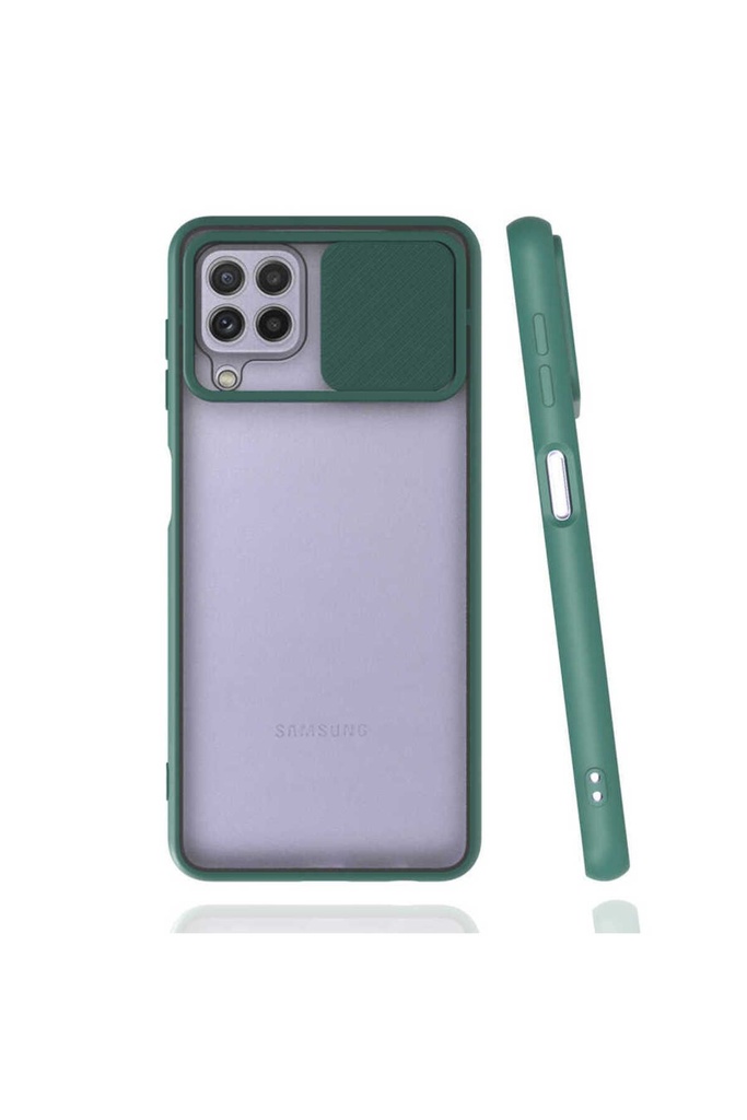 Samsung Galaxy M22 Uyumlu Kılıf Zore Lensi Kapak