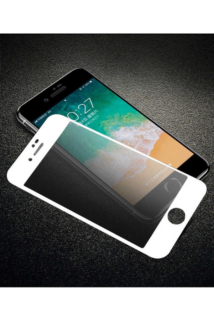 Apple iPhone SE 2022 Uyumlu Zore Anti-Dust Mat Privacy Temperli Ekran Koruyucu