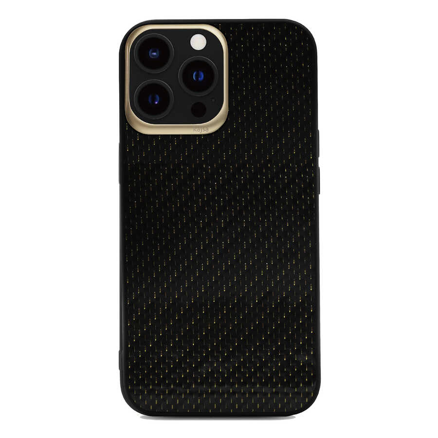 Apple iPhone 13 Pro Uyumlu Kılıf Kajsa Carbon Fiber Collection Arka Kapak