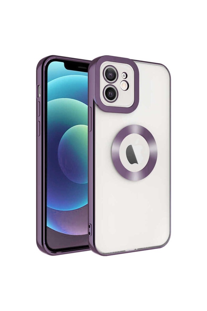 Apple iPhone 11 Uyumlu Kılıf Kamera Korumalı Logo Gösteren Zore Omega Kapak