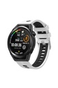 Samsung Galaxy Watch Active 2 44mm Uyumlu Kordon Silikon Çift Renkli Sportif KRD-55 Kayış