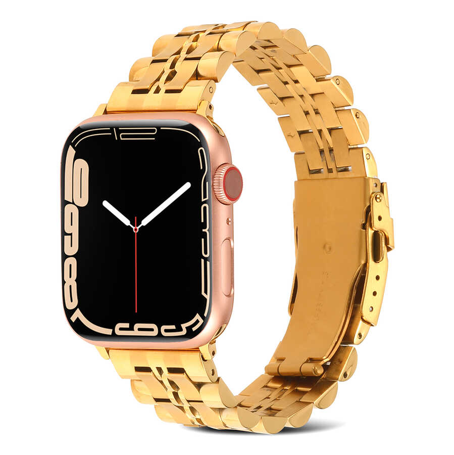 ​​​Apple Watch 40mm Uyumlu KRD-54 Metal Kordon