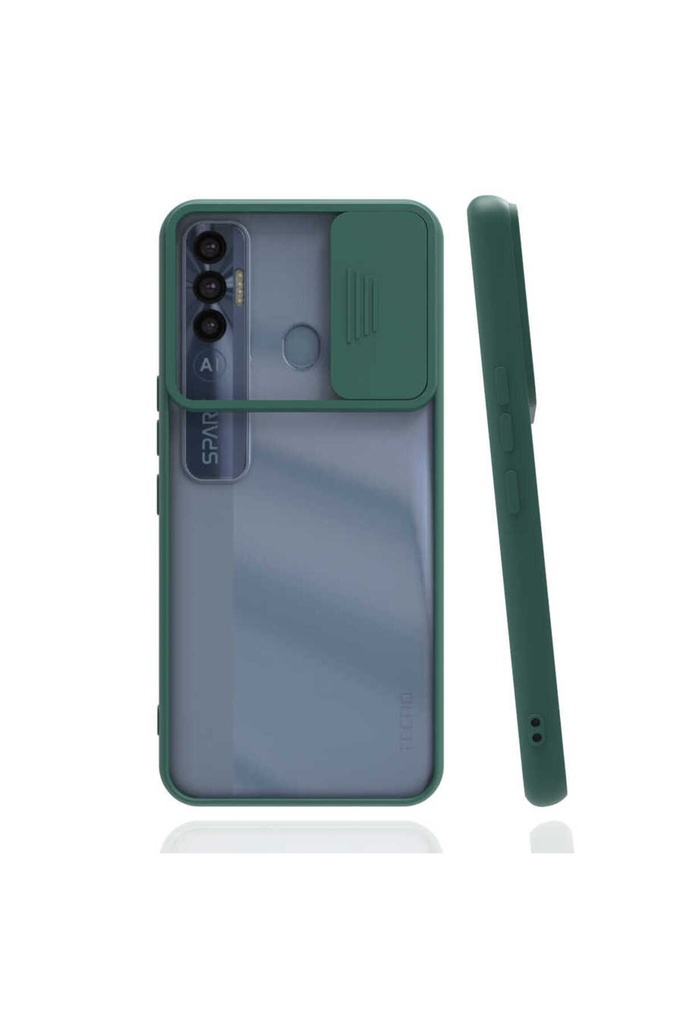 Tecno Spark 7 Pro Uyumlu Kılıf Zore Lensi Kapak